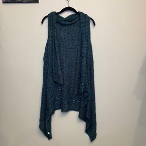 Blue sweater vest X-Long